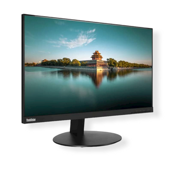 Lenovo ThinkVision T24i-10 24" 1920 x 1080 HDMI DP LED Black Monitor with Stand